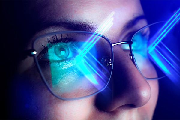 Como funciona a luz azul?